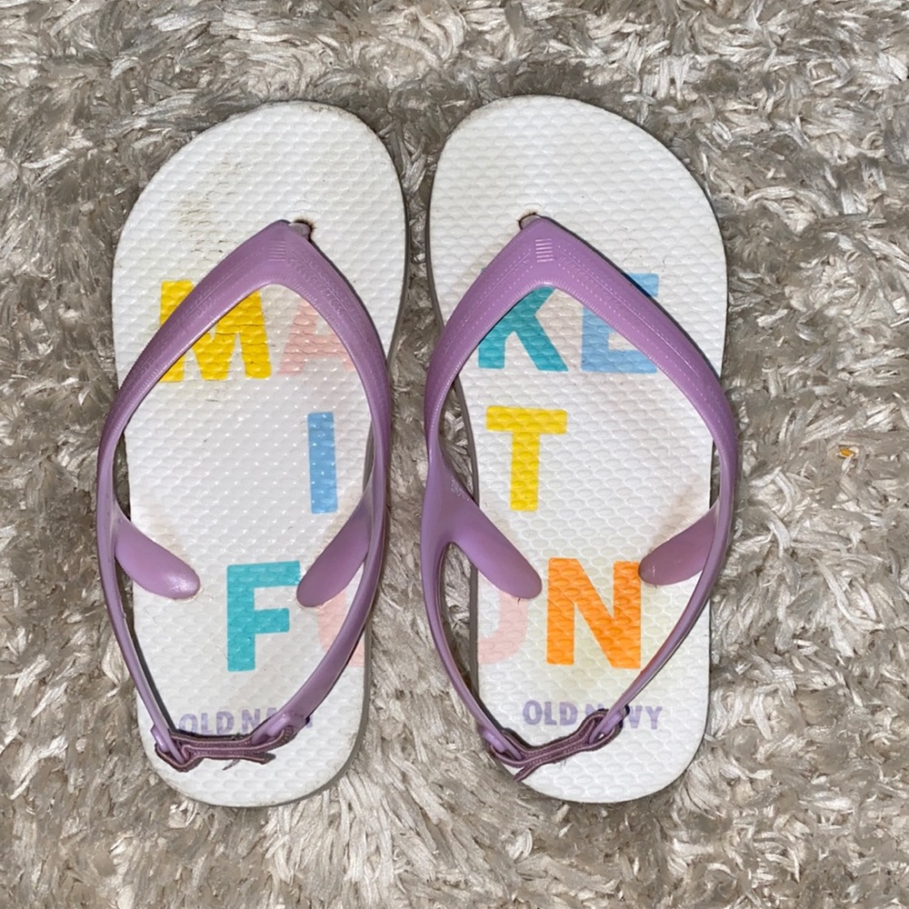 MAKE IT FUN Printed Style Toddler girl flip flop